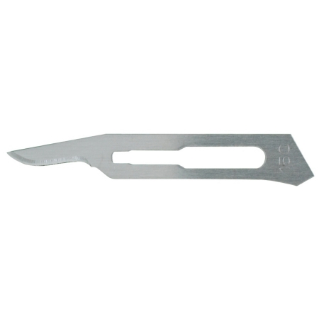 Blades Surgical Miltex® Carbon Steel No. 15C Sterile Disposable Individually Wrapped by Integra York PA, Inc. (Miltex)  ID 4-115C